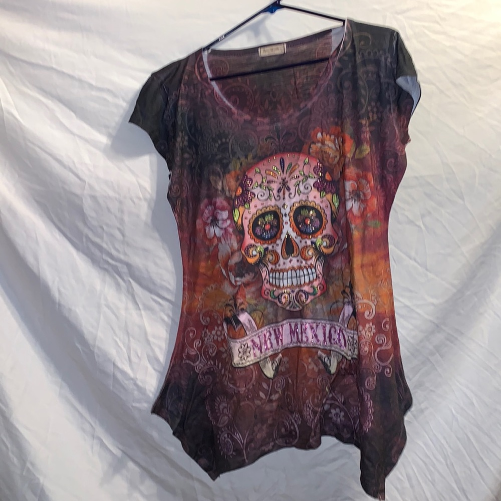 day of the dead blouse